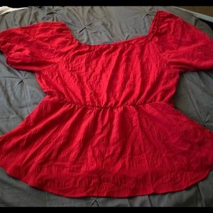 Sweetheart Neckline Blouse